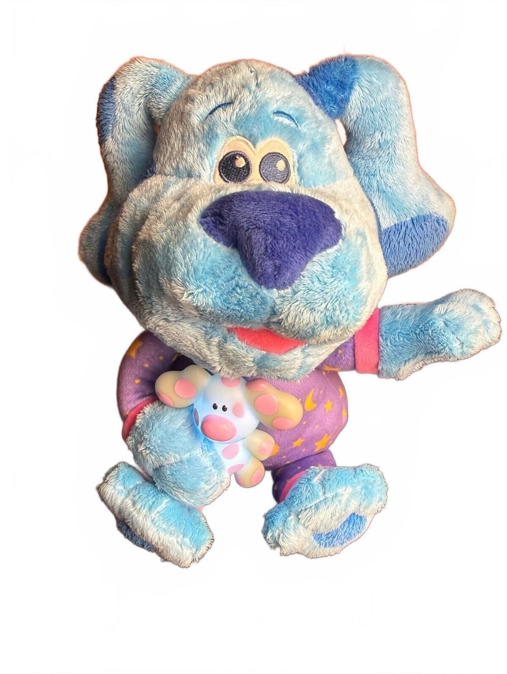 Vintage Light Up Musical Blues Clues Plush Toy Nighttime Stuffed Animal Plush